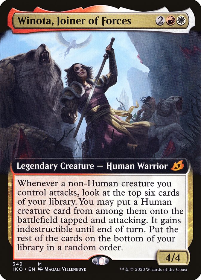 Winota, Joiner of Forces (Extended Art) [Ikoria: Lair of Behemoths] | GnG Games