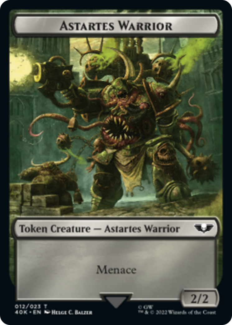 Astartes Warrior // Plaguebearer of Nurgle [Universes Beyond: Warhammer 40,000 Tokens] | GnG Games