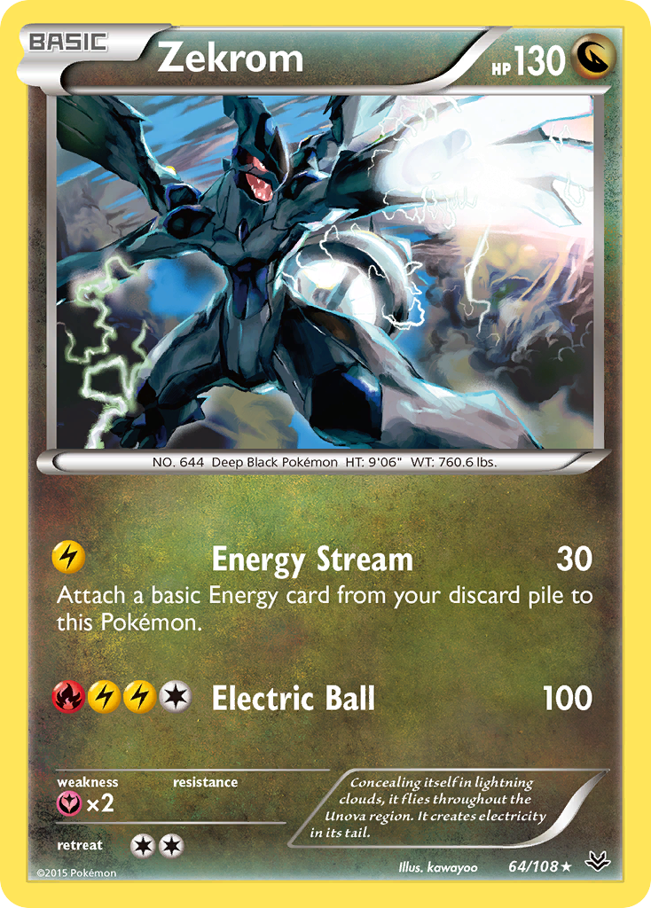 Zekrom (64/108) [XY: Roaring Skies] | GnG Games