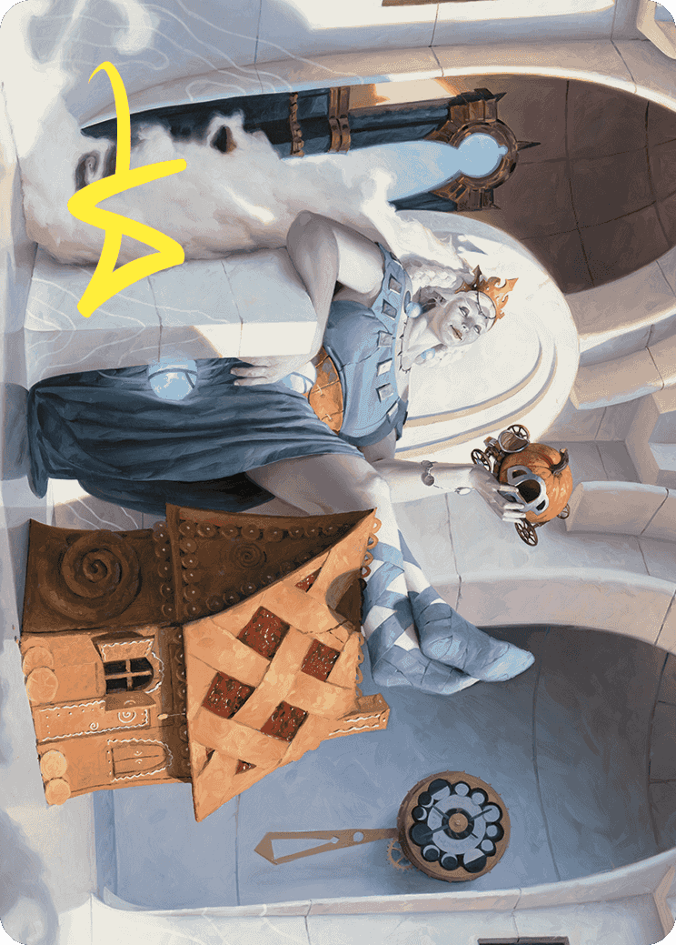 Beluna Grandsquall Art Card (Gold-Stamped Signature) [Wilds of Eldraine Art Series] | GnG Games