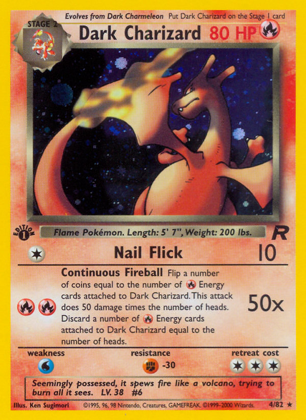 Dark Charizard (4/82) [Team Rocket 1st Edition] | GnG Games