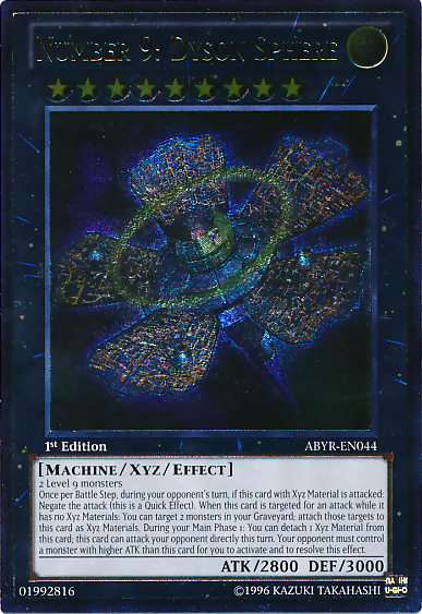 Number 9: Dyson Sphere (UTR) [ABYR-EN044] Ultimate Rare | GnG Games