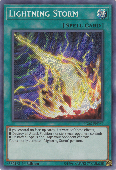 Lightning Storm [IGAS-EN067] Secret Rare | GnG Games