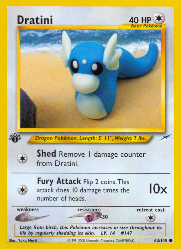 Dratini (63/105) [Neo Destiny 1st Edition] | GnG Games