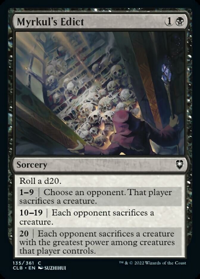 Myrkul's Edict [Commander Legends: Battle for Baldur's Gate] | GnG Games