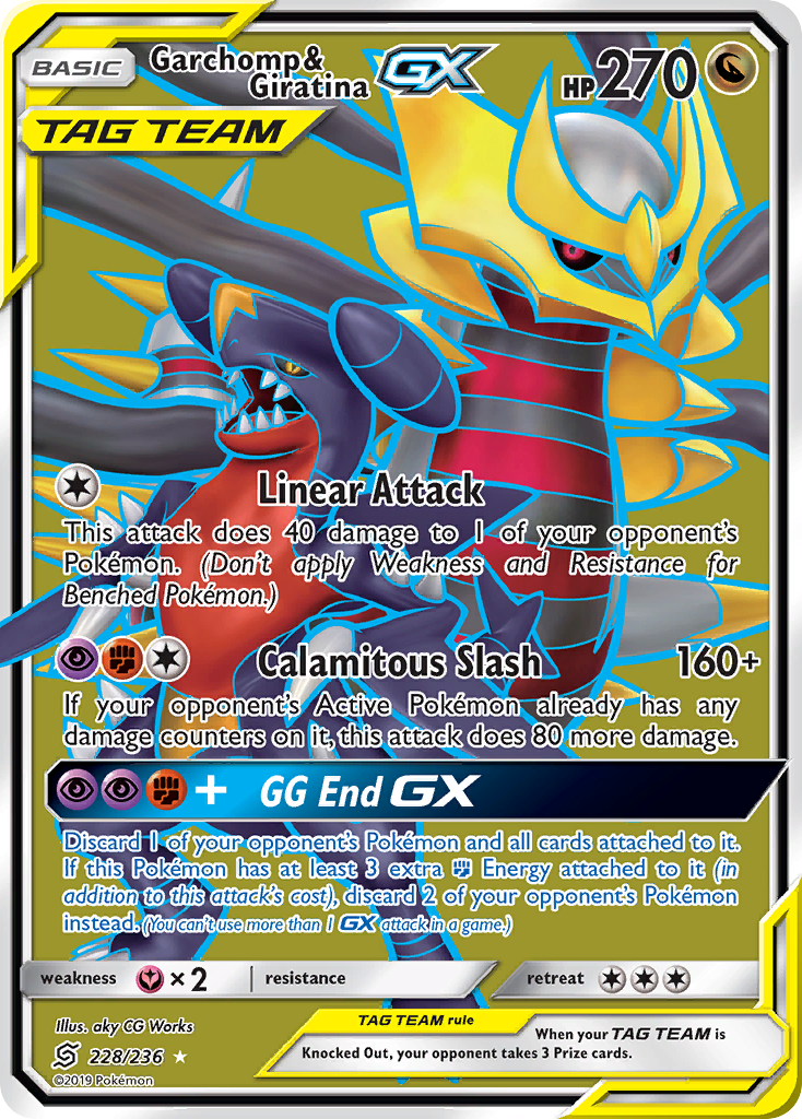 Garchomp & Giratina GX (228/236) [Sun & Moon: Unified Minds] | GnG Games