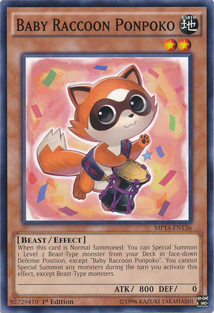 Baby Raccoon Ponpoko [MP14-EN136] Common | GnG Games