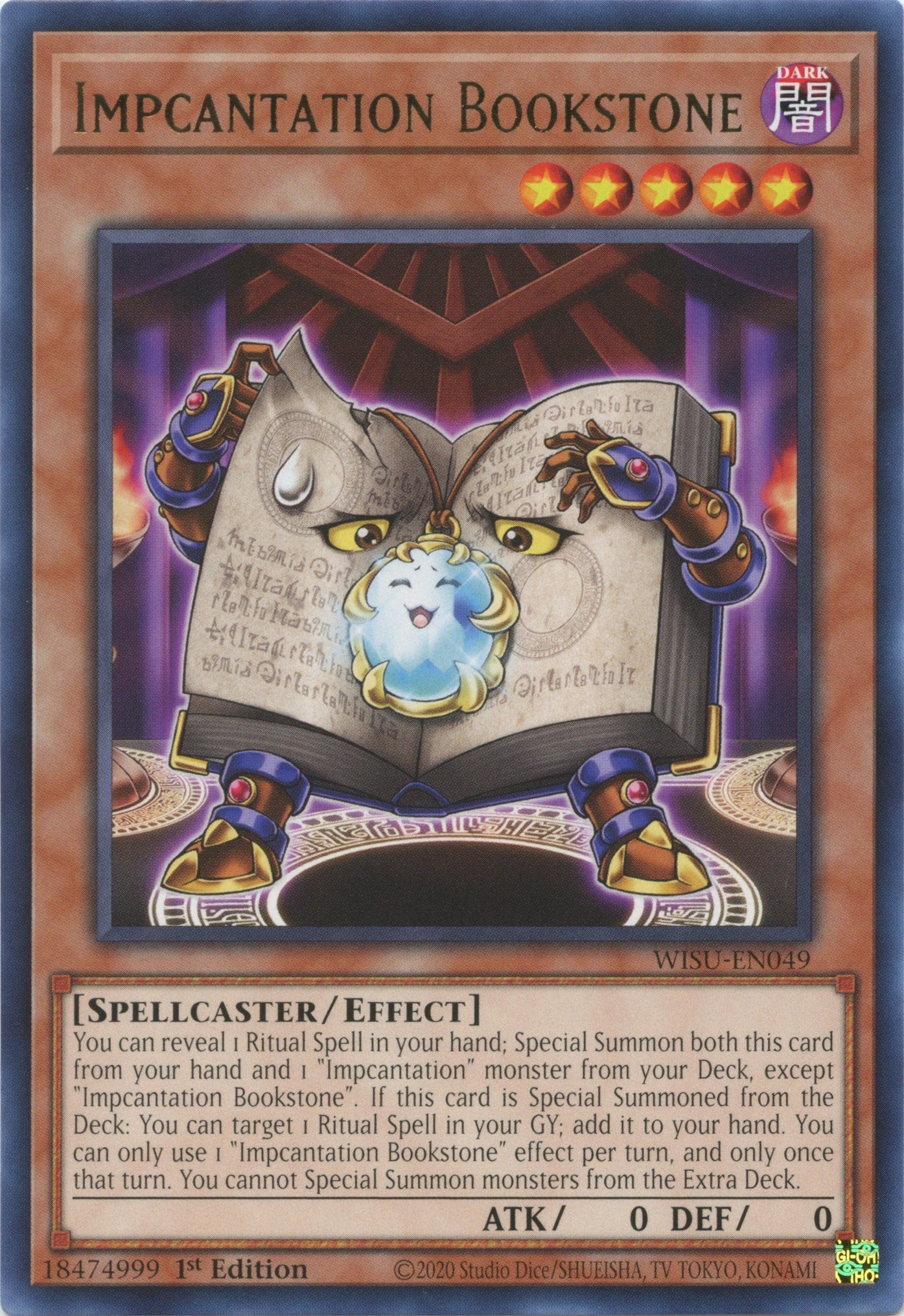 Impcantation Bookstone [WISU-EN049] Rare | GnG Games