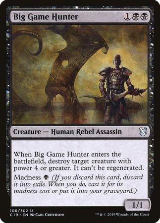 Big Game Hunter [Commander 2019] | GnG Games