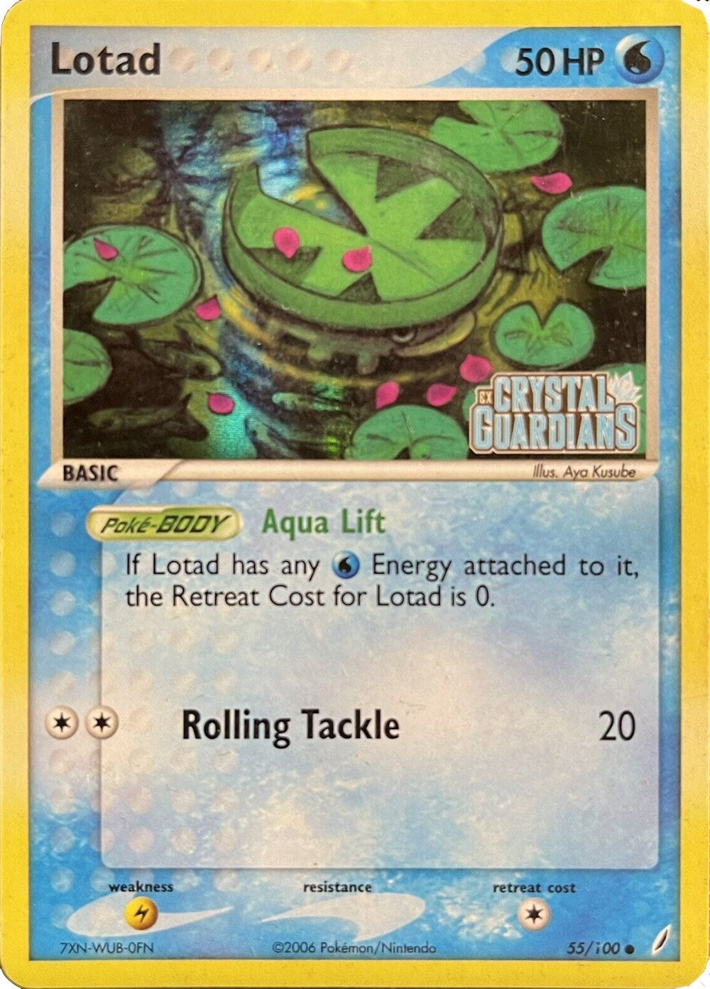 Lotad (055/100) (Theme Deck Exclusive) [EX: Crystal Guardians] | GnG Games