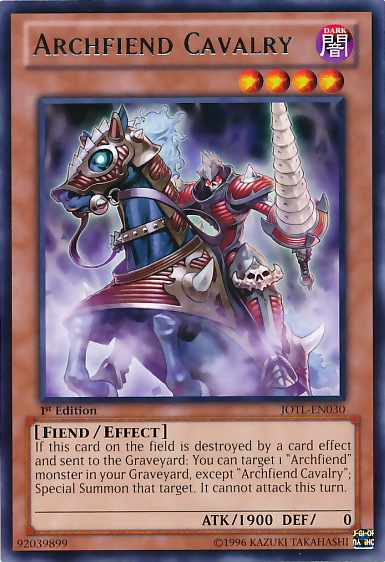 Archfiend Cavalry [JOTL-EN030] Rare | GnG Games