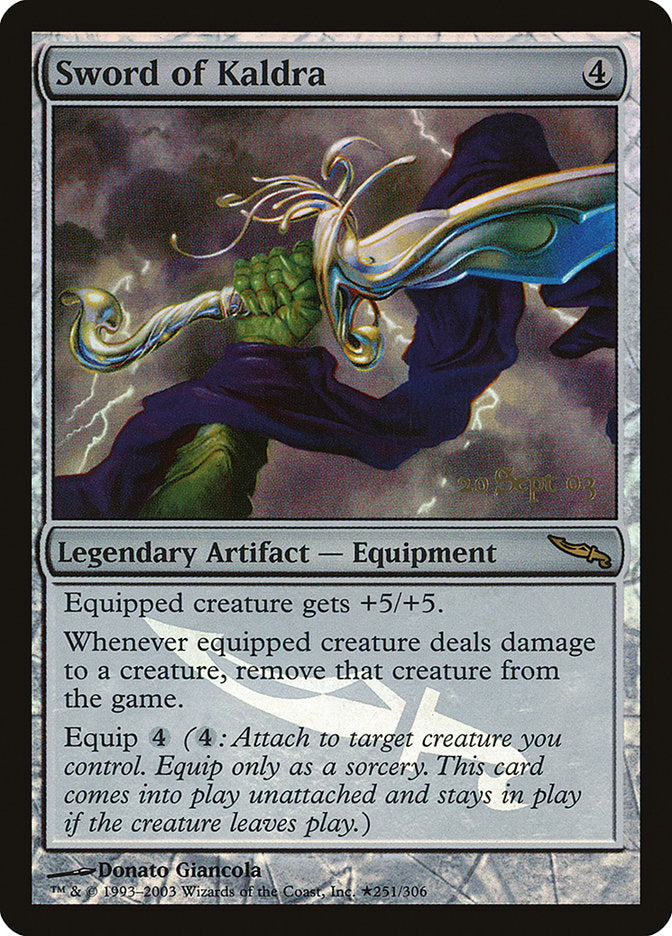 Sword of Kaldra [Mirrodin Promos] | GnG Games