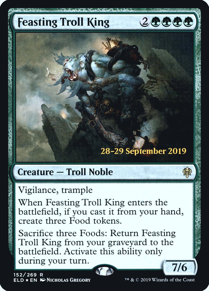 Feasting Troll King  [Throne of Eldraine Prerelease Promos] | GnG Games