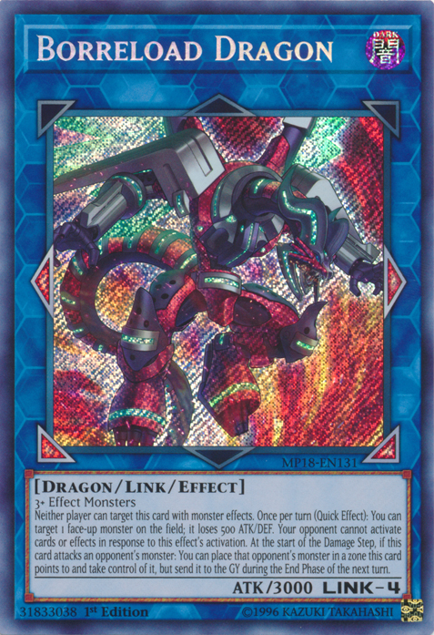 Borreload Dragon [MP18-EN131] Secret Rare | GnG Games