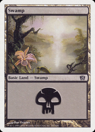 Swamp (341) [Eighth Edition] | GnG Games