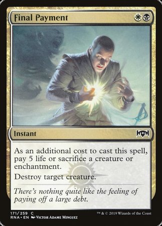Final Payment [Ravnica Allegiance] | GnG Games