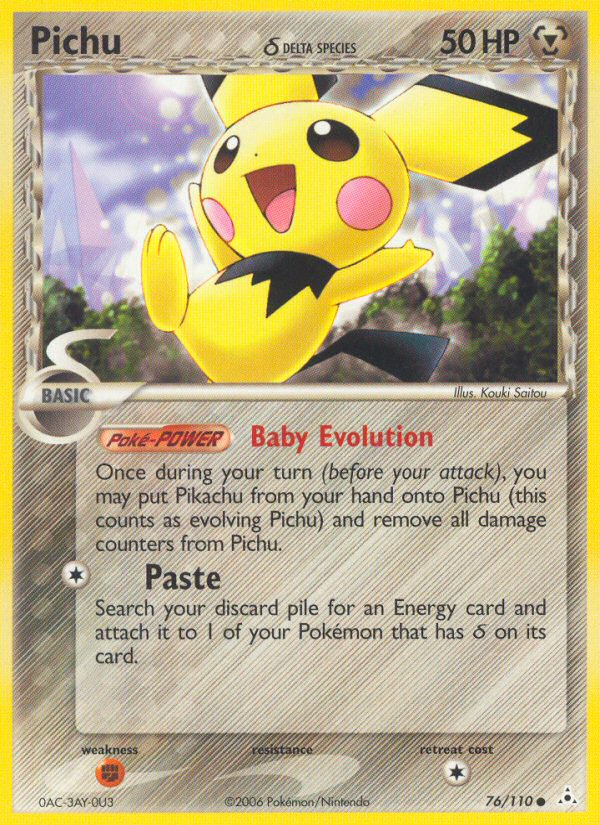 Pichu (76/110) (Delta Species) [EX: Holon Phantoms] | GnG Games