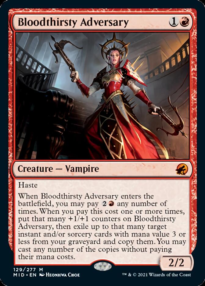 Bloodthirsty Adversary [Innistrad: Midnight Hunt] | GnG Games