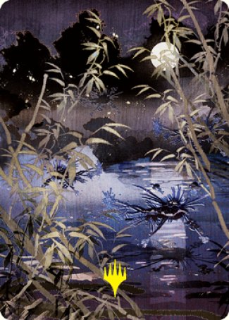 Swamp Art Card (Gold-Stamped Signature) [Kamigawa: Neon Dynasty Art Series] | GnG Games