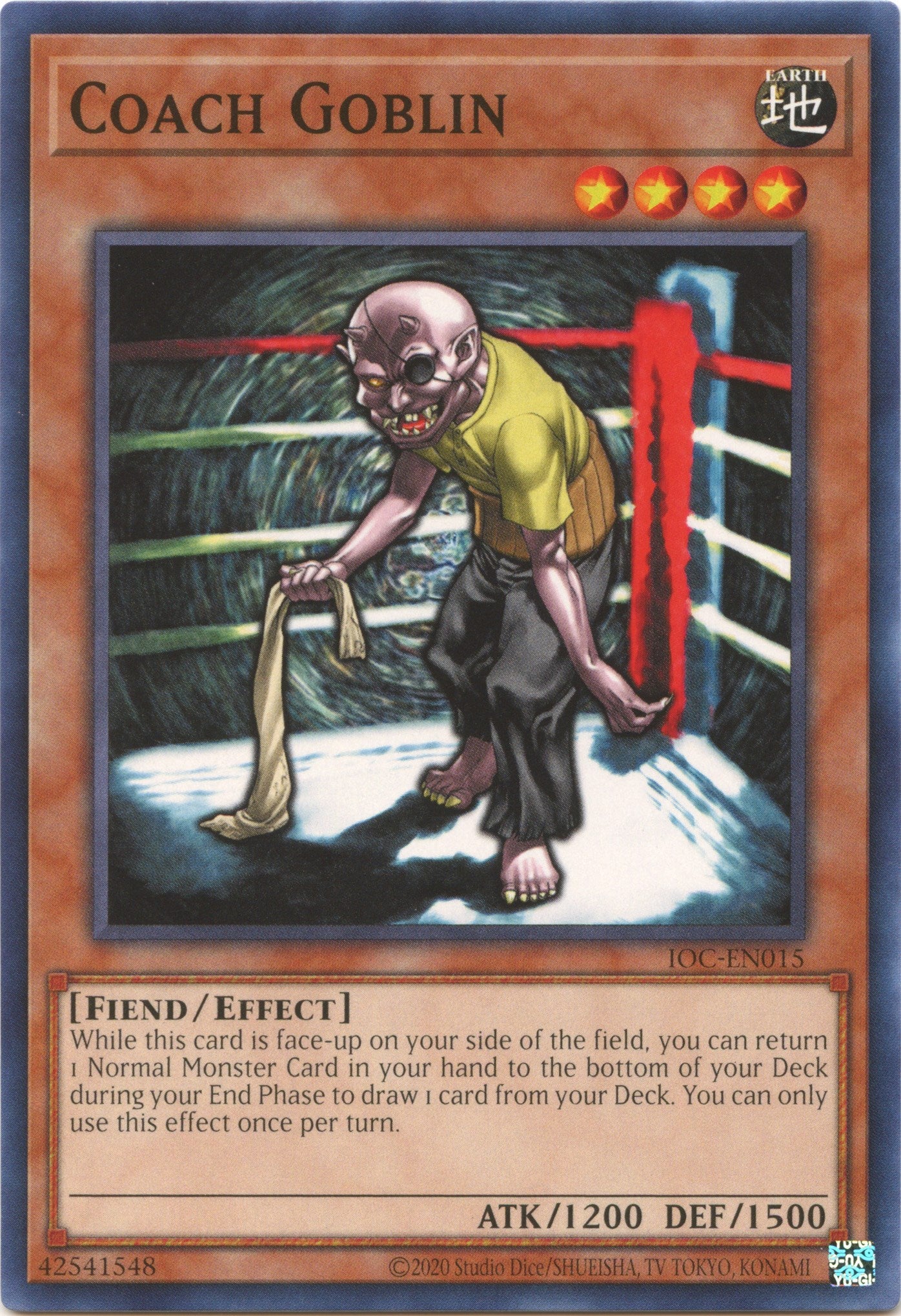 Coach Goblin (25th Anniversary) [IOC-EN015] Common | GnG Games