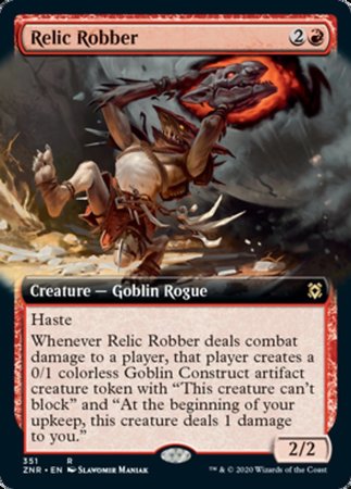 Relic Robber (Extended Art) [Zendikar Rising] | GnG Games