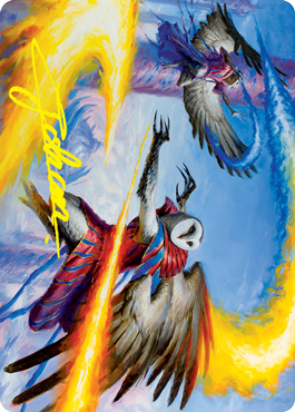 Teach by Example Art Card (Gold-Stamped Signature) [Strixhaven: School of Mages Art Series] | GnG Games