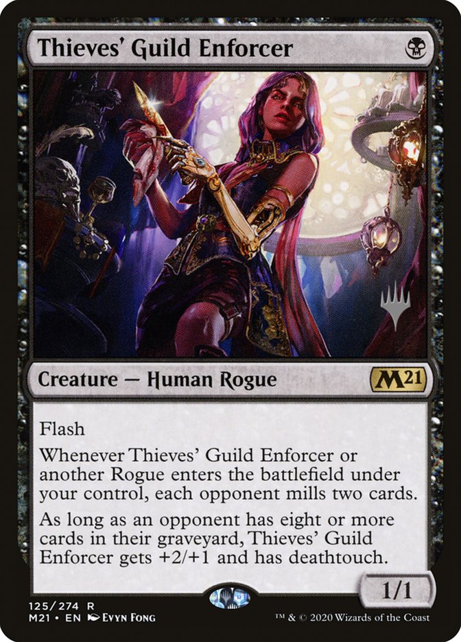 Thieves' Guild Enforcer (Promo Pack) [Core Set 2021 Promos] | GnG Games