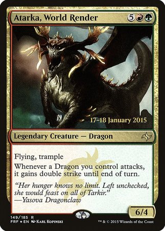 Atarka, World Render [Fate Reforged Promos] | GnG Games