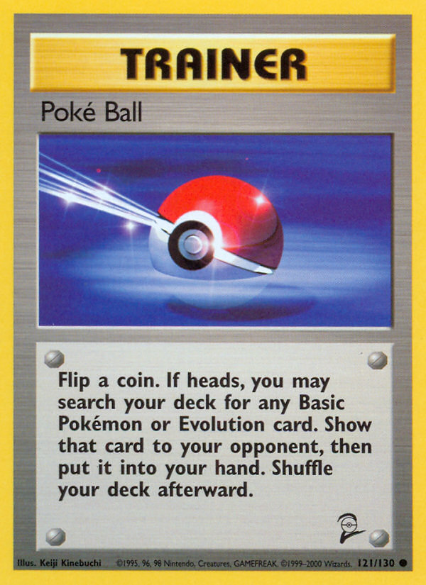 Poke Ball (121/130) [Base Set 2] | GnG Games