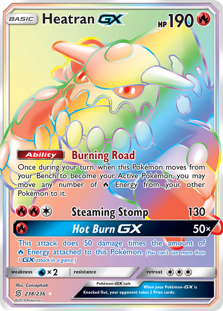 Heatran GX (238/236) [Sun & Moon: Unified Minds] | GnG Games