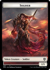 Soldier (007) // Angel Double-Sided Token [Phyrexia: All Will Be One Commander Tokens] | GnG Games