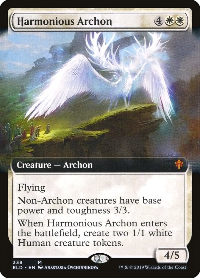 Harmonious Archon (Extended Art) [Throne of Eldraine] | GnG Games