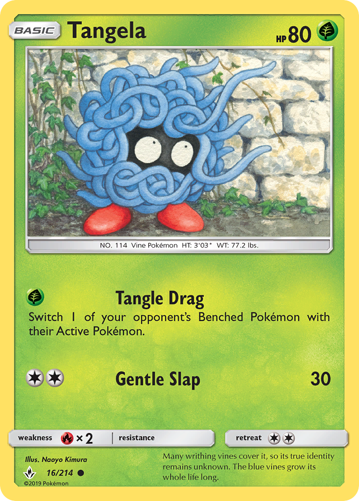 Tangela (16/214) [Sun & Moon: Unbroken Bonds] | GnG Games