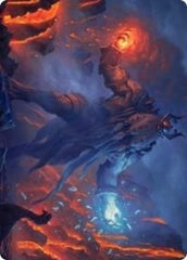 Aegar, the Freezing Flame Art Card [Kaldheim: Art Series] | GnG Games