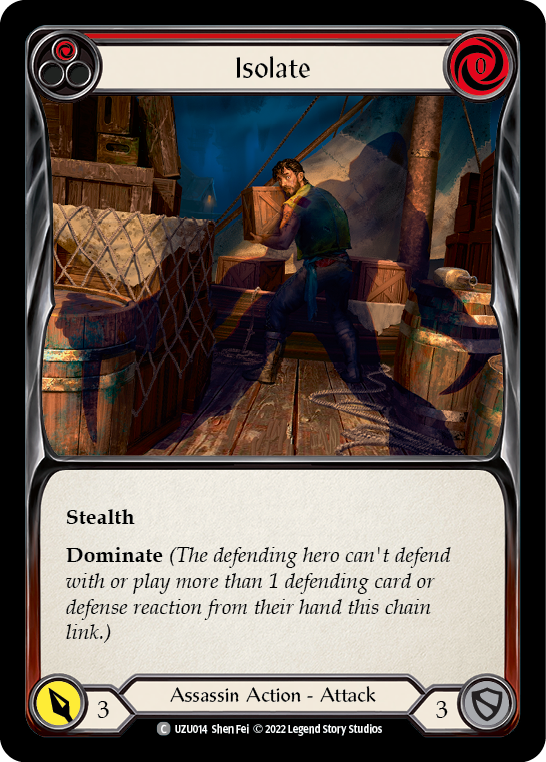 Isolate (Red) [UZU014] (Outsiders Uzuri Blitz Deck) | GnG Games