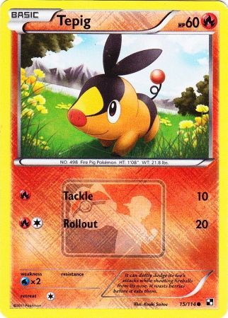 Tepig (15/114) (League Promo) [Black & White: Base Set] | GnG Games