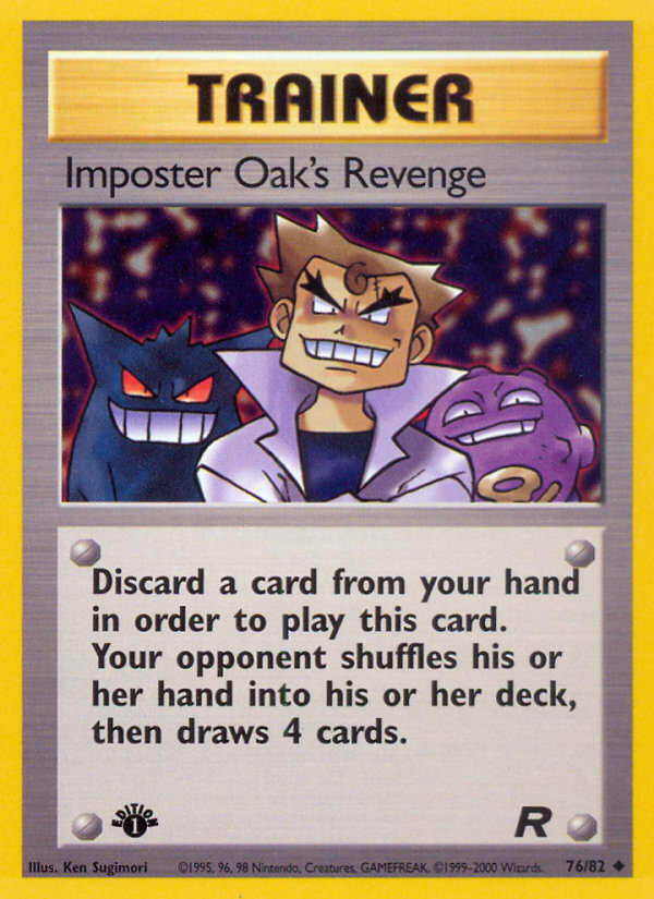 Imposter Oak's Revenge (76/82) [Team Rocket 1st Edition] | GnG Games