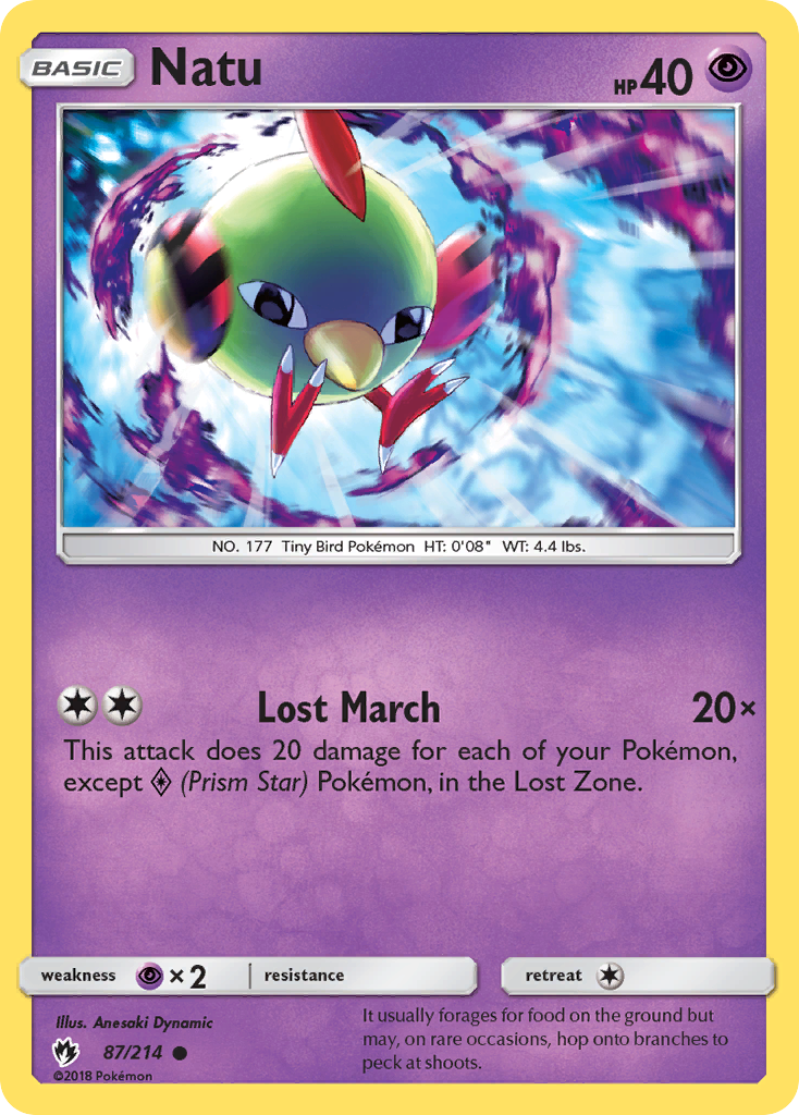 Natu (87/214) [Sun & Moon: Lost Thunder] | GnG Games