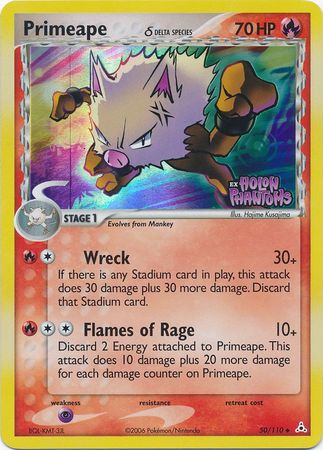 Primeape (50/110) (Delta Species) (Stamped) [EX: Holon Phantoms] | GnG Games