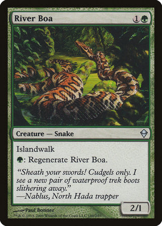 River Boa [Zendikar] | GnG Games