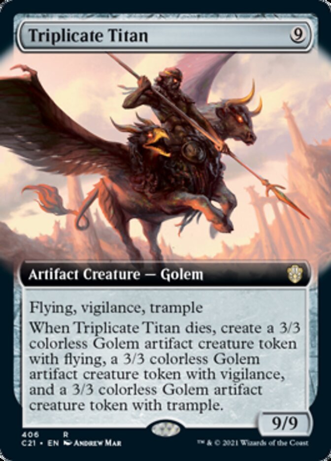 Triplicate Titan (Extended) [Commander 2021] | GnG Games