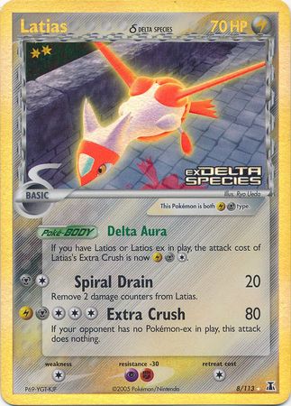 Latias (8/113) (Delta Species) (Stamped) [EX: Delta Species] | GnG Games