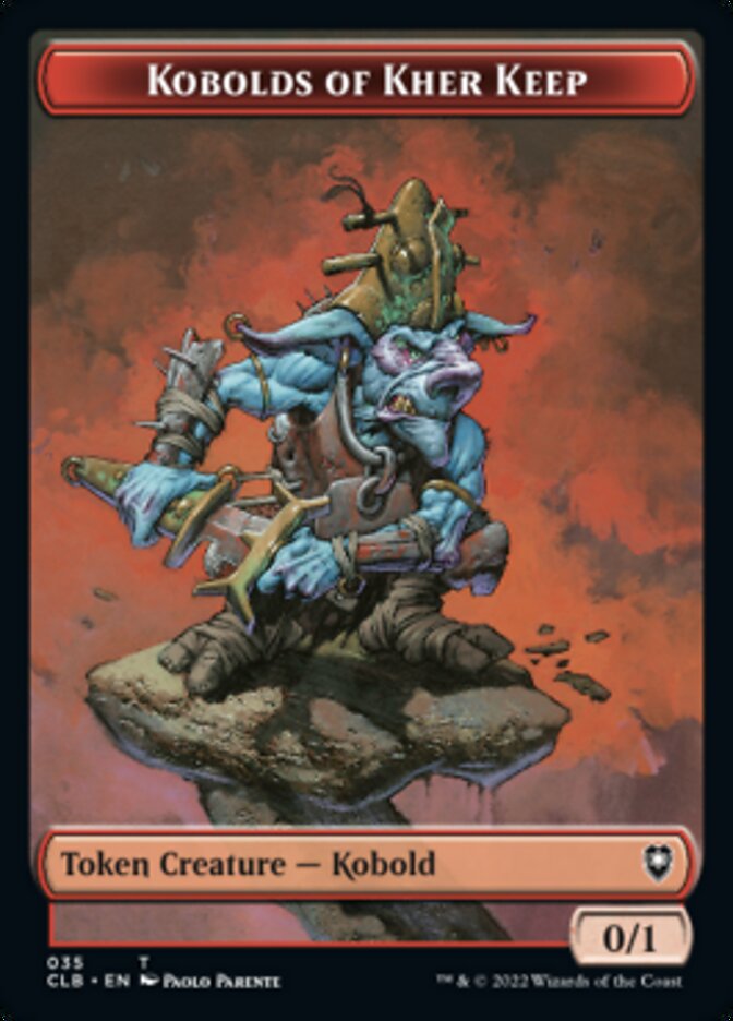 Kobolds of Kher Keep // Treasure Double-sided Token [Commander Legends: Battle for Baldur's Gate Tokens] | GnG Games