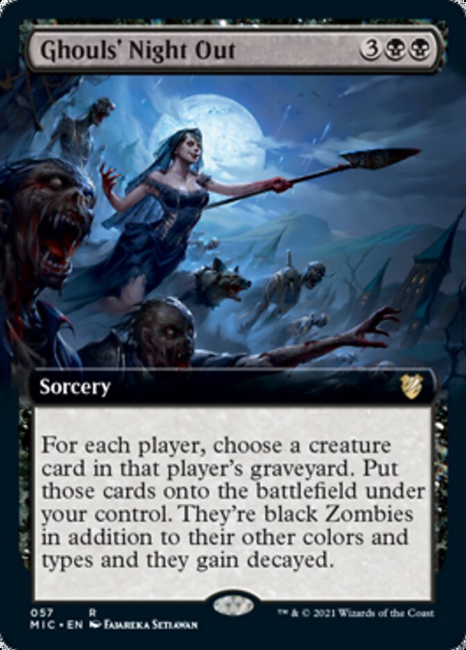 Ghouls' Night Out (Extended) [Innistrad: Midnight Hunt Commander] | GnG Games