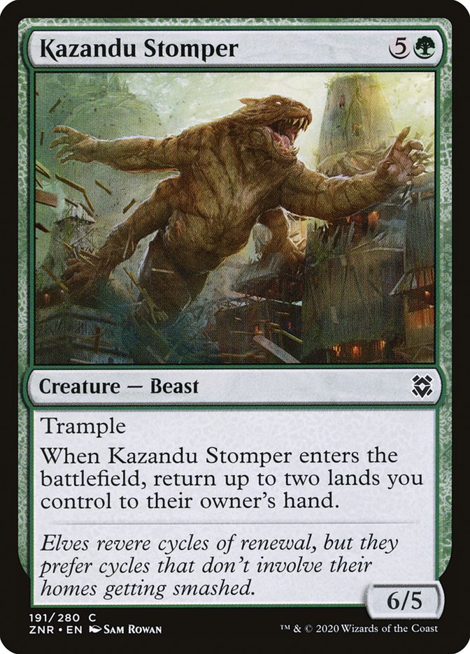 Kazandu Stomper [Zendikar Rising] | GnG Games