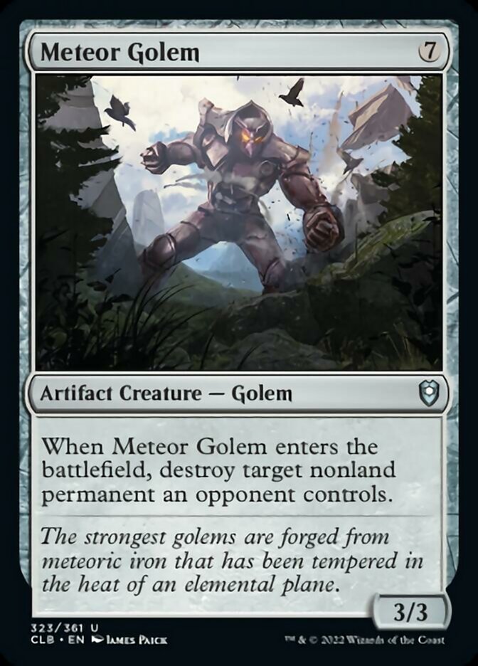 Meteor Golem [Commander Legends: Battle for Baldur's Gate] | GnG Games