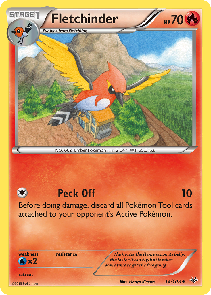 Fletchinder (14/108) [XY: Roaring Skies] | GnG Games