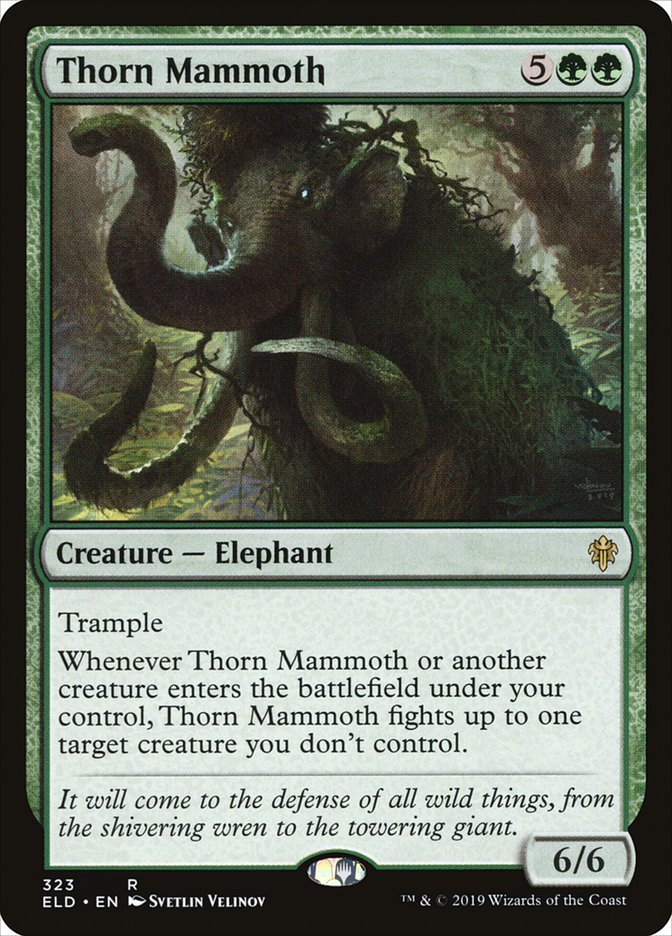 Thorn Mammoth [Throne of Eldraine] | GnG Games