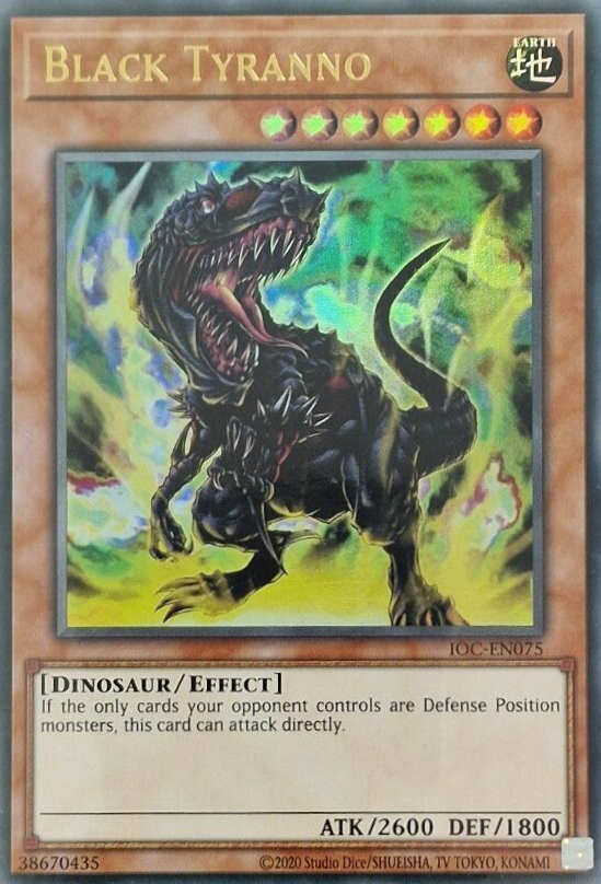 Black Tyranno (25th Anniversary) [IOC-EN075] Ultra Rare | GnG Games