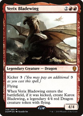 Verix Bladewing [Dominaria Promos] | GnG Games